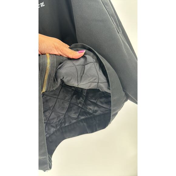 Dickies black Hollywood Choppers moto jacket biker grunge alternative size L - Picture 11 of 11